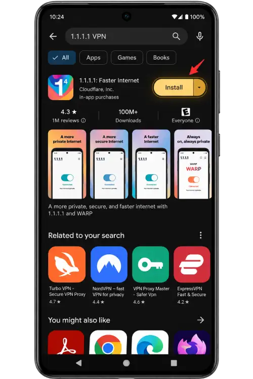 Android tutorial: review setup information and connection settings