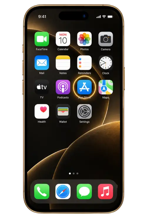 iPhone tutorial: find the connection application in the App Store